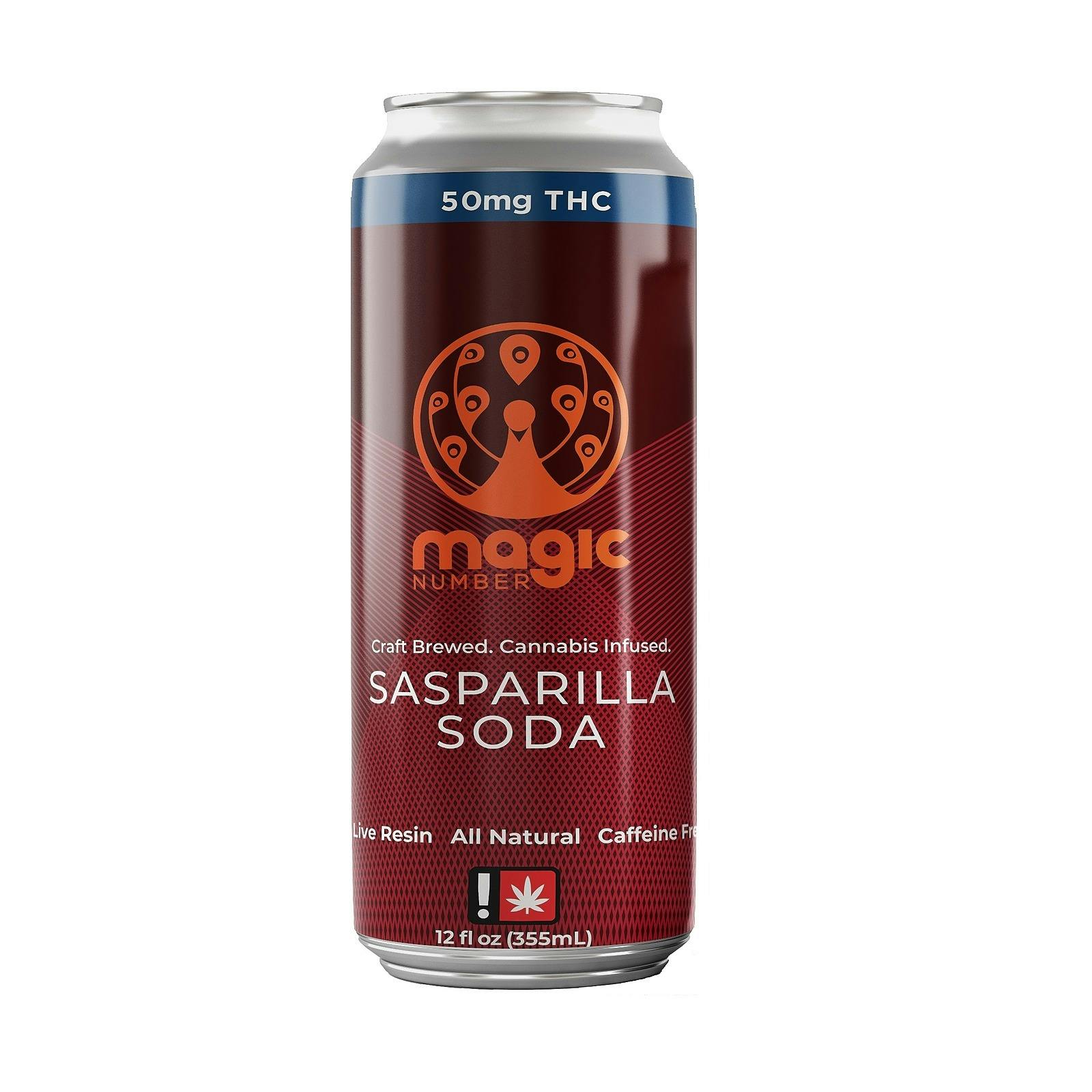 Sasparilla Soda 50mg THC